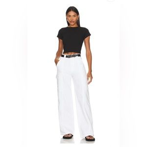 White Cargo Jeans